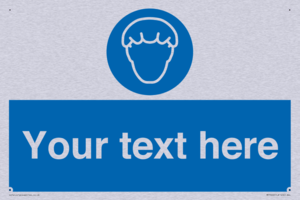 Custom Hair protection must be worn